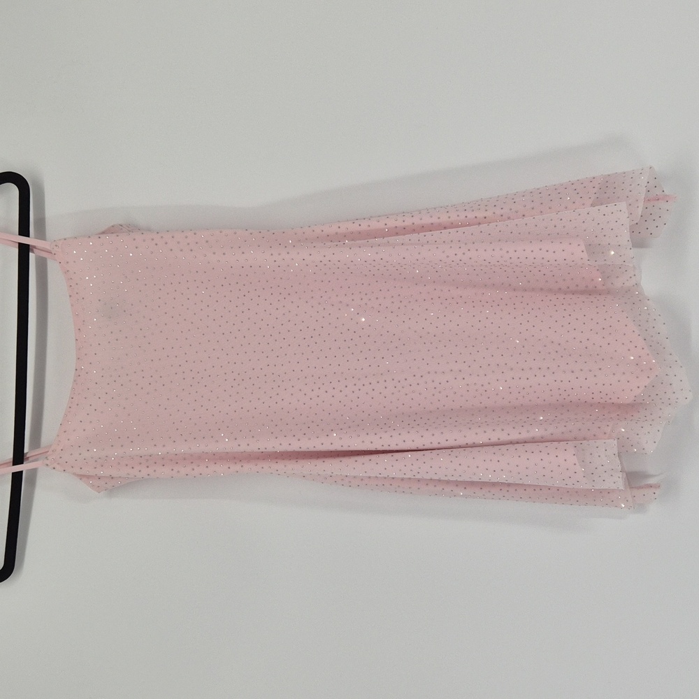Windsor Baby Pink Sparkling Perfection Rhinestone A-Line Mini Dress - Picture 4 of 12
